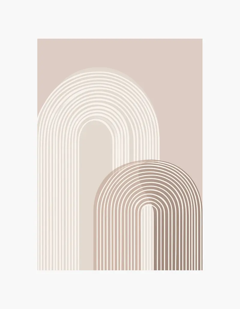 Arch Lines Poster