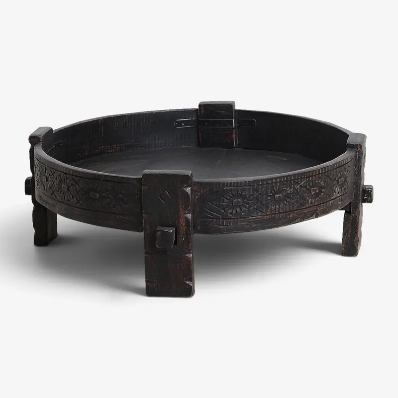 Chakki black side table