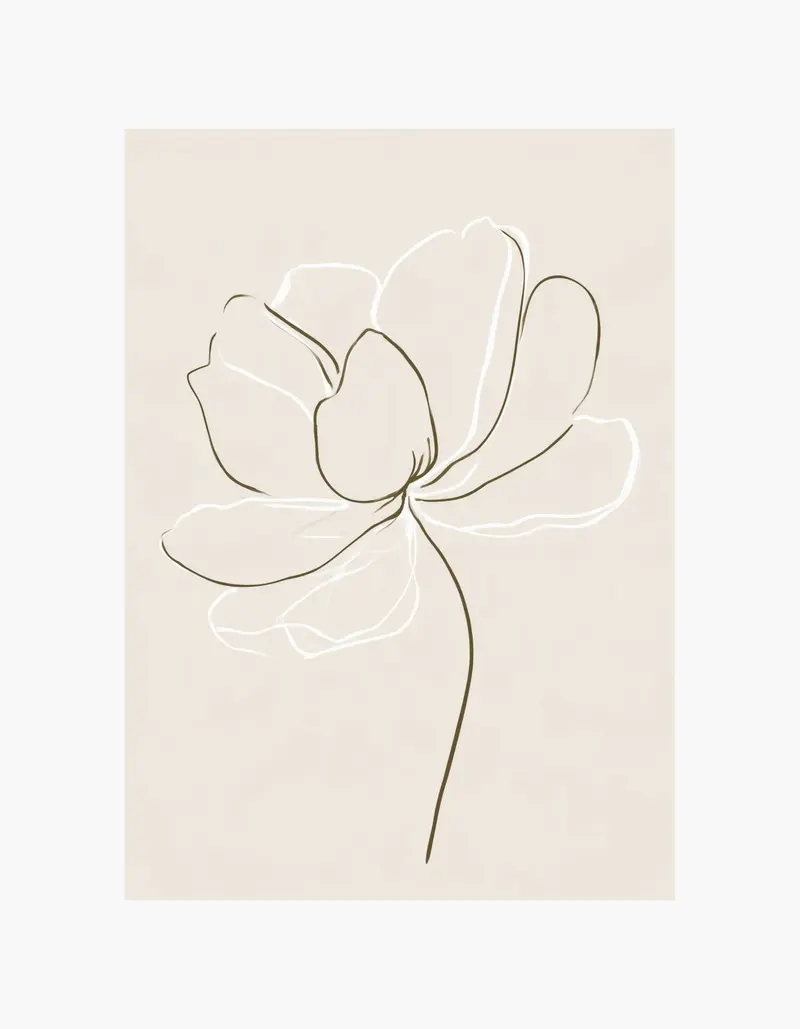 Delicate Bloom Poster