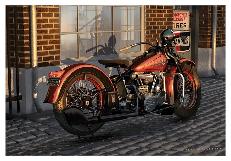 Harley Sunset