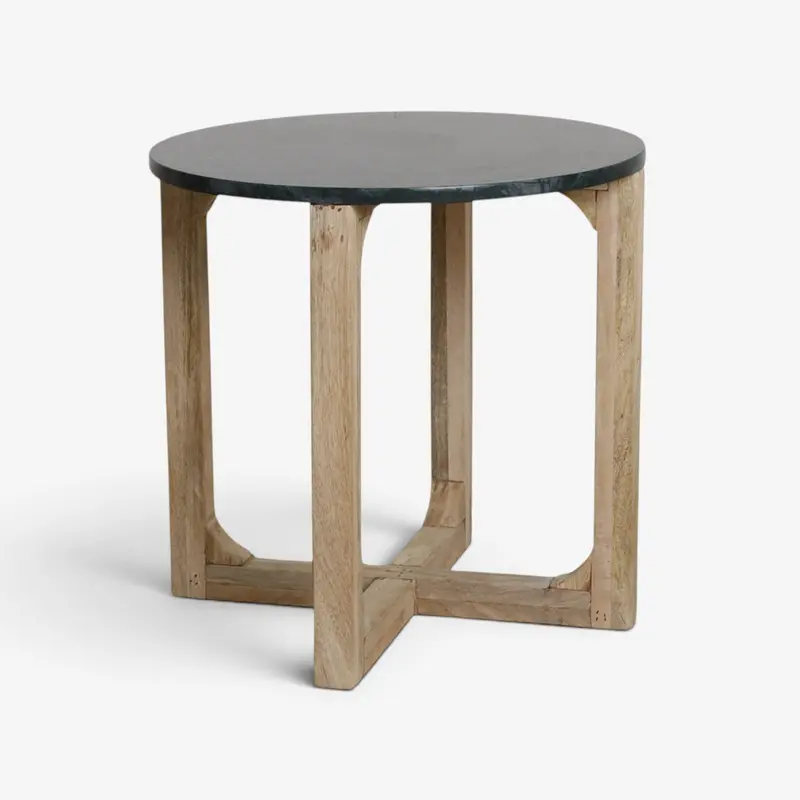 Marble side table - Green