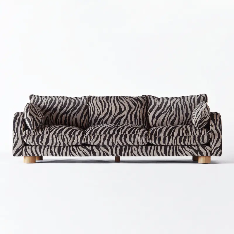 Miles Sofa Zebra