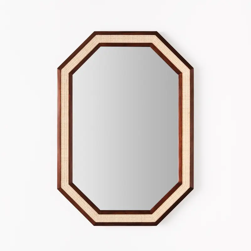 Rattan Mirror Small