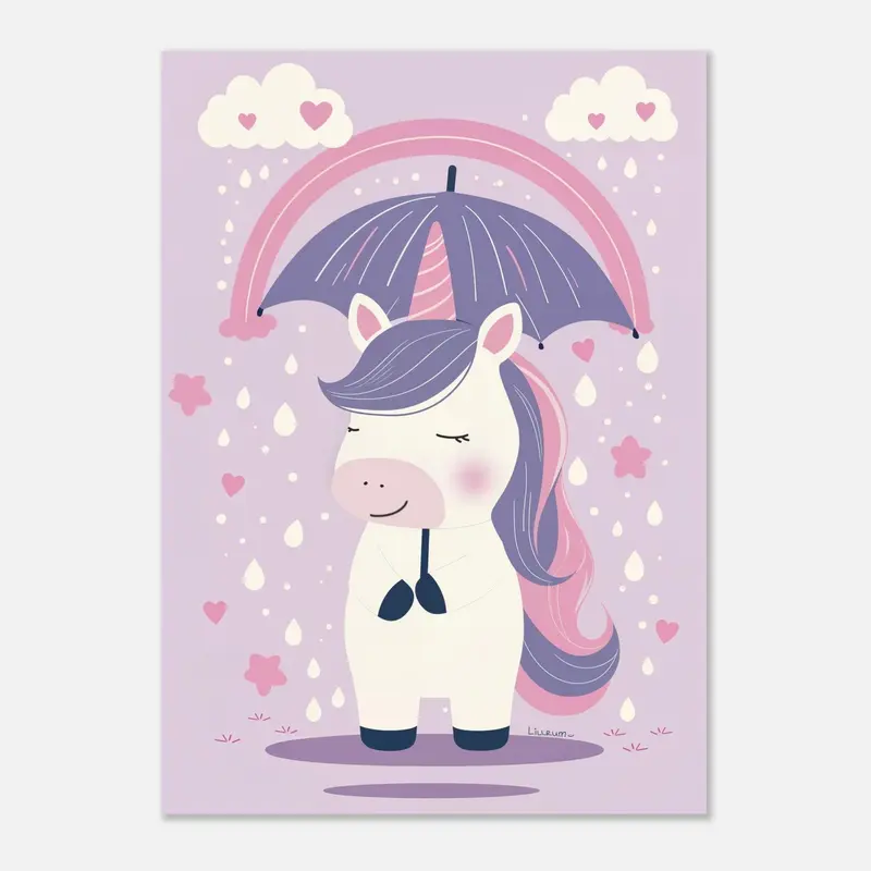 Unicorn i regn
